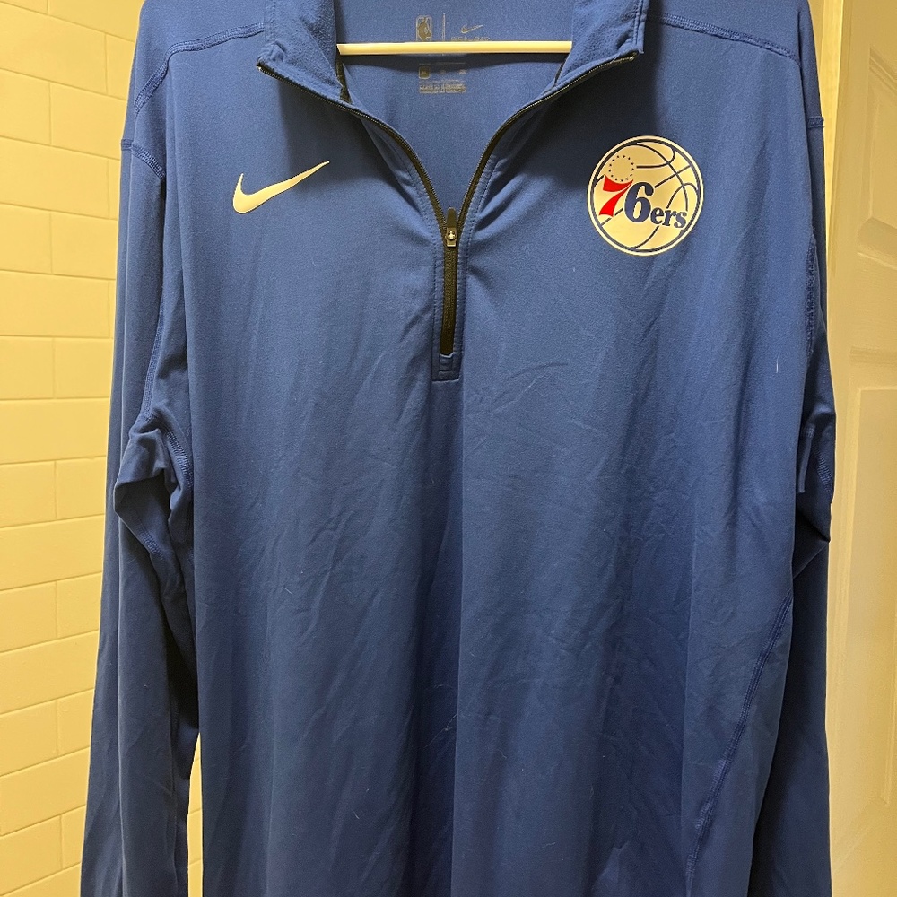 Nike 76ers Dri-Fit Quarter Zip